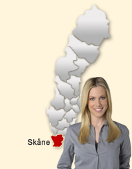 Din region hos Den svenska Dejting-ExpertenSinglar i Skåne 