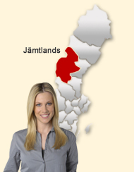 Din region hos Den svenska Dejting-ExpertenSinglar i Jämtland