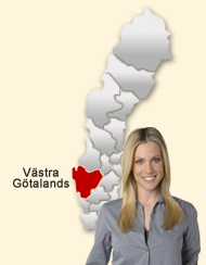 Din region hos Den svenska Dejting-ExpertenSinglar i Västra Götaland